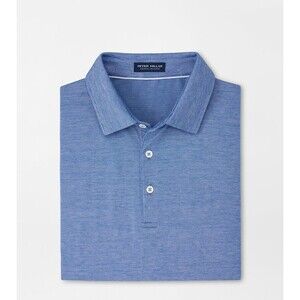 PETER MILLAR Polo Shirt Mens XXL Blue Crown Crafted Excursionist Flex $160